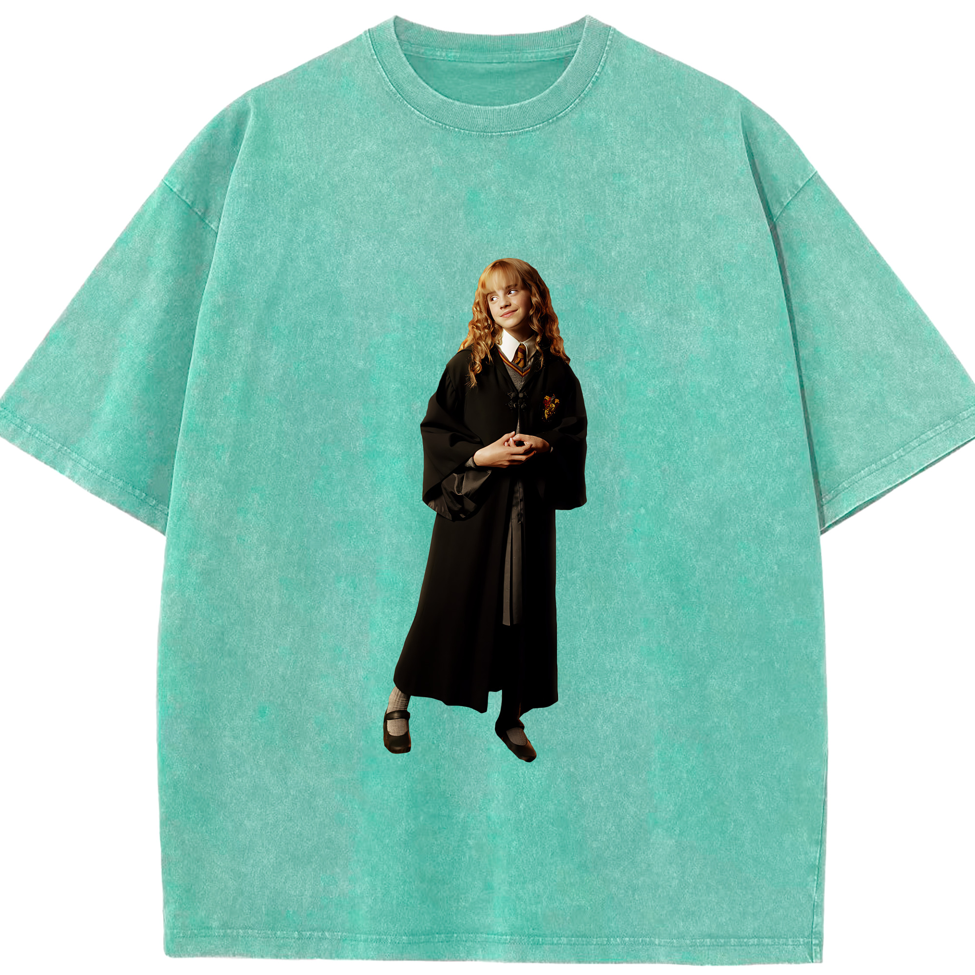 （画像用） Harry Potter ハリー・ポッターシリーズ 綿100% ヴィンテージ風 半袖Tシャツ（フロントプリント）